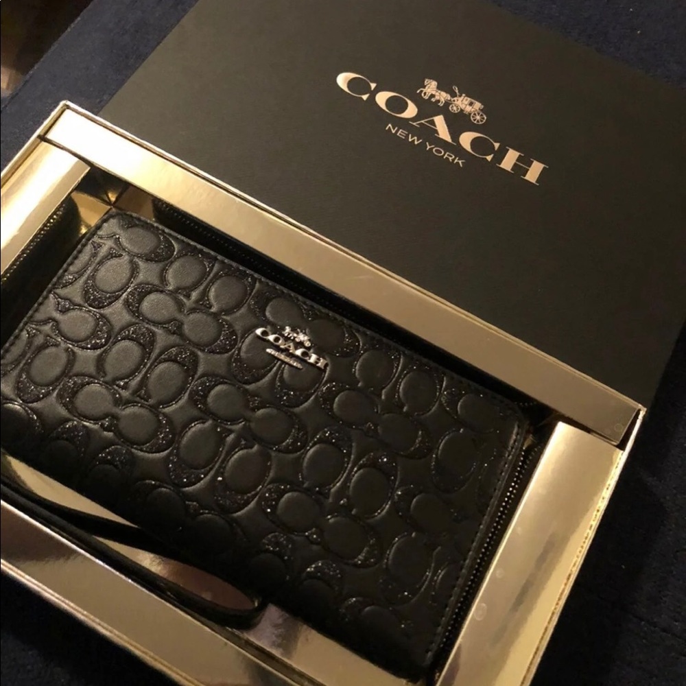 Black, Glittery Wallet